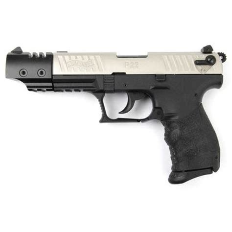 Walther P22 Target 5 22lr Stainless Steel Fro103 Gunco Sports