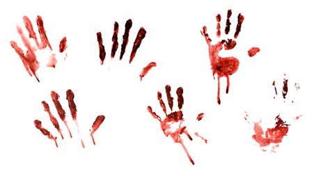 Bloody Handprint Stock Image