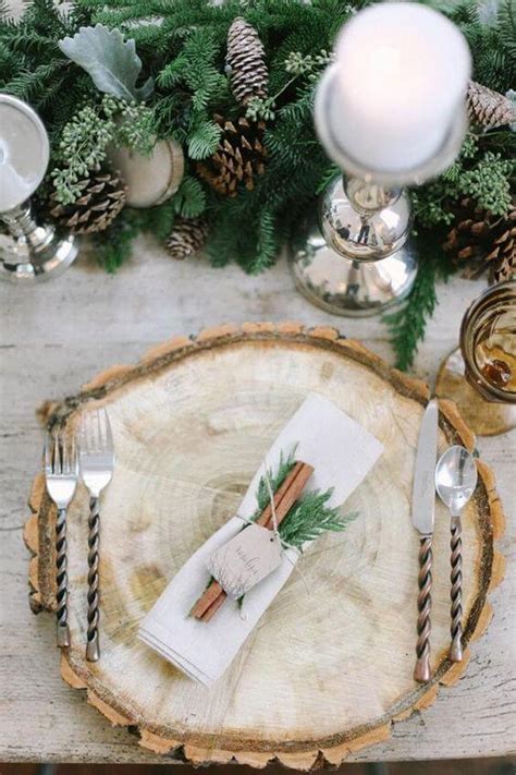 19 Pretty Place Settings For A Magical Winter Wedding Or Christmas