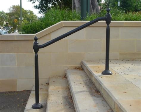 Installing an arched style handrail for your stairs has never been easier. Outdoor Handrails For Concrete Steps | Stair Designs