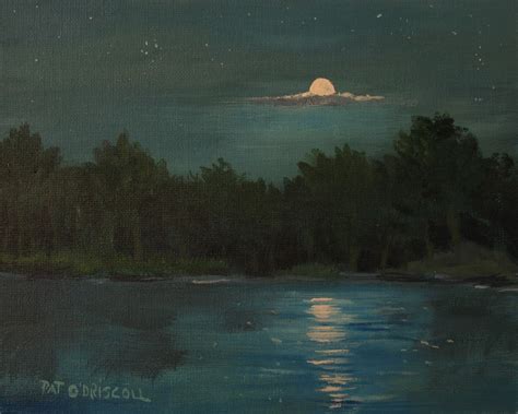 Pat Odriscoll Fine Art Moon Painting