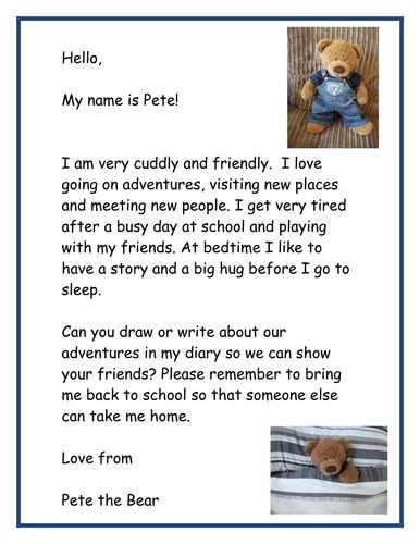 🐕 follow us to see all of our available dogs! Guidance for parents when sending home a 'class teddy' and ...