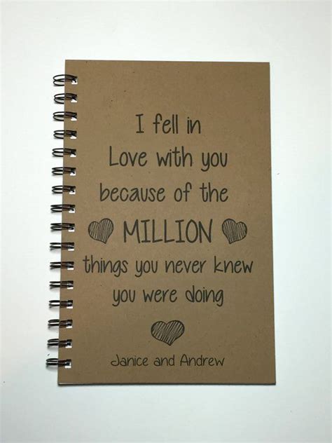 Journal Writing Journal I Love You Fell In Love A Million Little