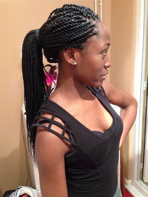 Play around with senegalese twist hairstyles as you can style them with micro, medium or jumbo twists, among many others. senegalese twists - Google Search | Hair styles, Hairdo ...