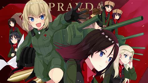 2 Katyusha Girls Und Panzer Hd Wallpapers Backgrounds