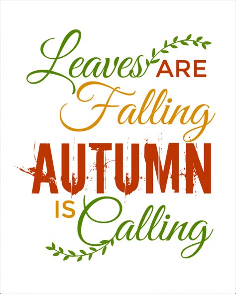 Fall Quotes Free Printables For Autumn Autumn Quotes Fall Season
