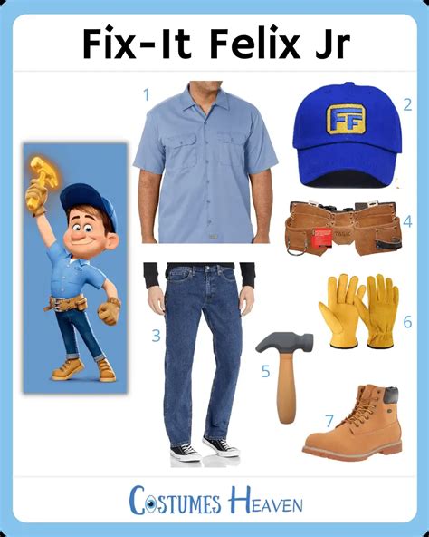 Fix It Felix Jr Costume For Cosplay And Halloween 2024