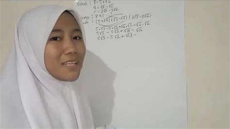 Video Presentasi Matematika Materi Bentuk Akar Kelas Sman Sumenep