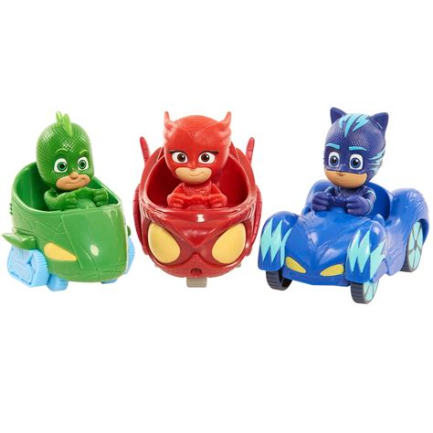 Pj Masks Mini Vehicle 3 Pack Vehicles Ages 3 Up By Just Play