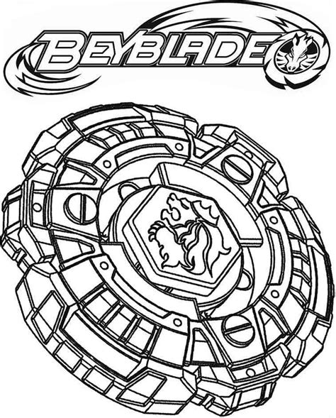 Beyblade Coloring Pages Images Free Printable