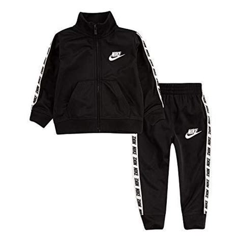 Nike Baby Boys Tricot Track Suit 2 Piece Outfit Set Black 24m 2