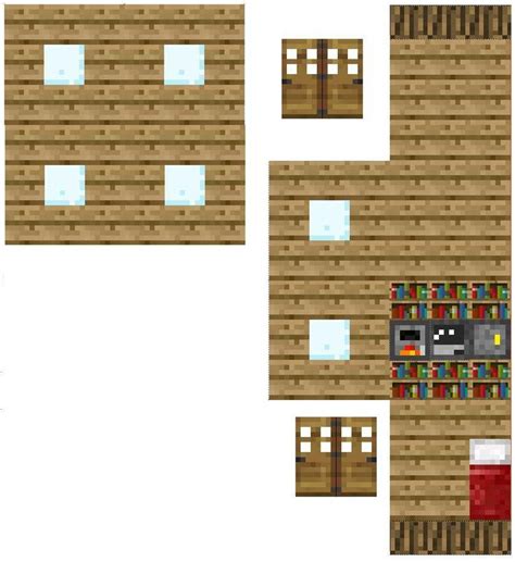 Papercraft House Diy Minecraft Minecraft Printables Papercraft