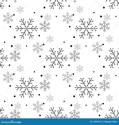 Snowflake Simple Doodle Illusatration Vector Illustration