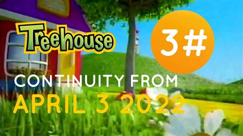 Treehouse Tv Canada Continuity April 3 2022 Youtube