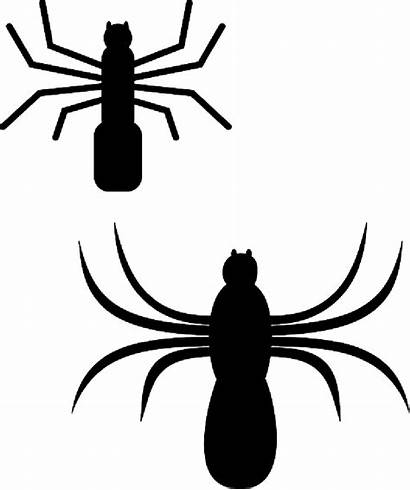 Spider Spiders Cartoon Clip Silhouette Clipart Bugs