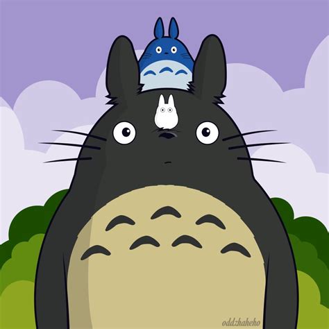 Totoro By Oddzoddy On Deviantart Totoro Vector Artwork Art Inspiration