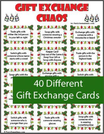 All > gift guide > 29 gift exchange games for your holiday party gift exchanges are tons of fun! Gift Exchange game includes a variety of gift exchange ...