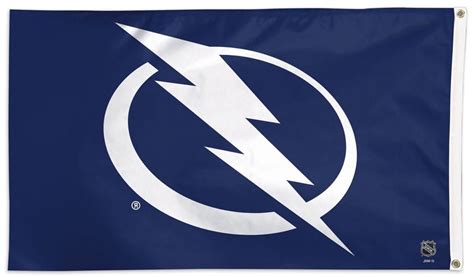 Tampa Bay Lightning Flag 3x5 Logo Nhl Heartland Flags