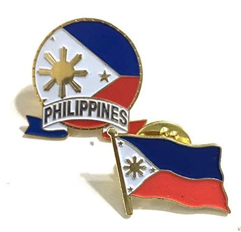 Prk 14 Philippines Flag Lapel Pins Filipino Prk 14 Amazon