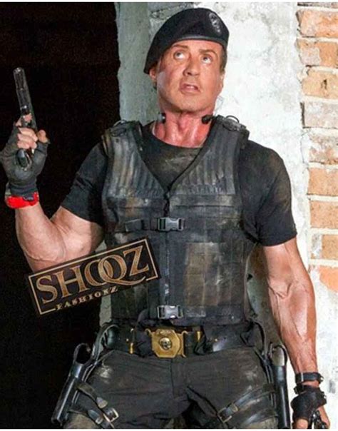Sylvester Stallone Jacket The Expendables Barney Ross Vest