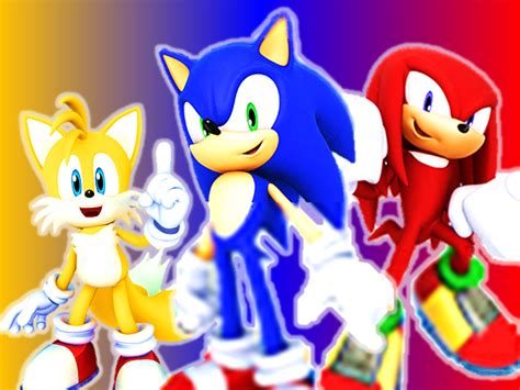 Sonic, Tails and Knuckles (Team Sonic Heroes) by 9029561 on DeviantArt