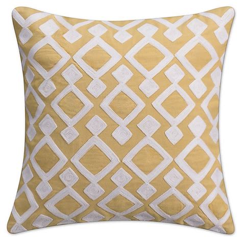 Kas Seneca 16 Inch Twill Tape Throw Pillow Bed Bath And Beyond