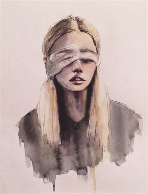 Blindfold By Rachel Nosco Via Behance Surealism Art Portrait Art