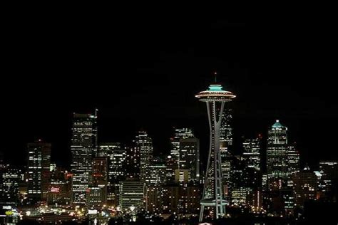 Seattle At Night Wallpaper