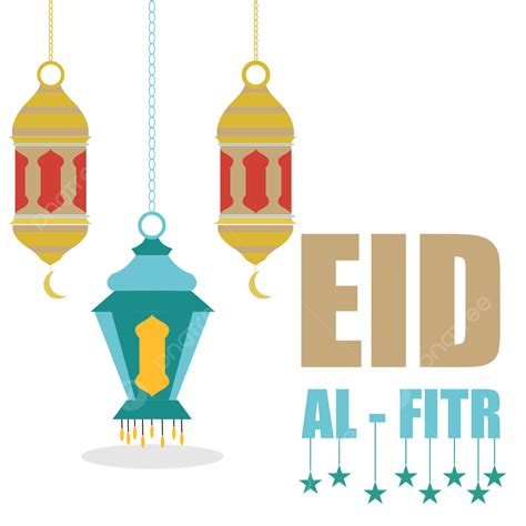 Eid Al Fitr Vector Art PNG Eid Al Fitr Vector Design With Lanterns