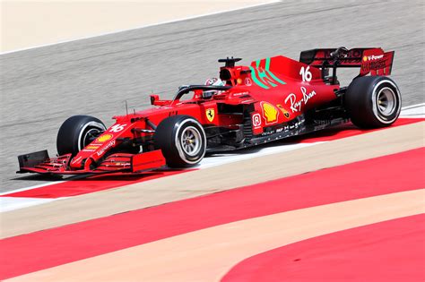 Test Bahrain 2021 Leclerc In Pista Con La Ferrari Sf21