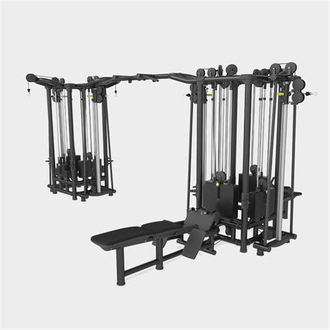 Complete Cable Crossover With Pulleys Technogym Cable Stations 8 With