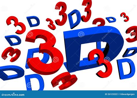 3d Words Stock Illustration Illustration Of Isolated 26123322