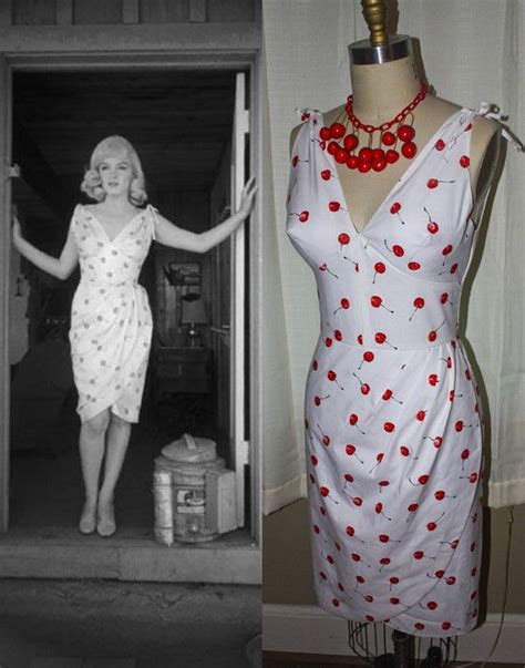 marilyn monroe cherry wiggle dress custom made to by morningstar84 185 00 marilyn monroe
