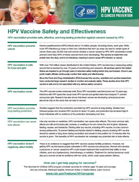 Be careful what you put in your body. HPV Vaccination is Safe and Effective | CDC