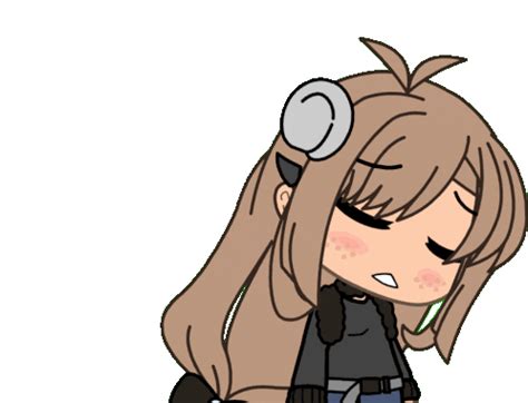 Gacha Life Sigh Sticker Gacha Life Sigh Tired Discover Share Gifs