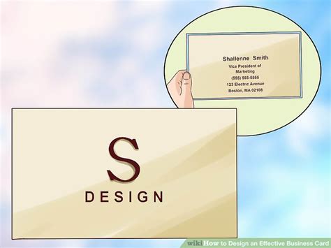 design  effective business card  steps  pictures