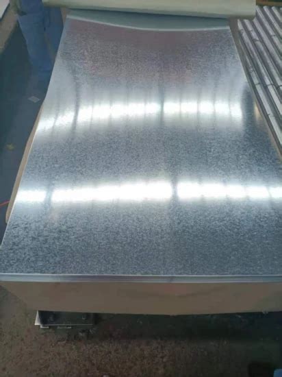 DIN Regular Spangle 20g Zinc Coating Hot DIP Galvanizing Steel Sheet