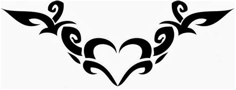 Heart Tattoo Stencils Simple Tribal Tattoos Tribal Heart Tattoos