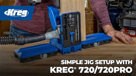 Set Up For Drilling In A Couple Simple Steps Kreg Pocket Hole Jig 720