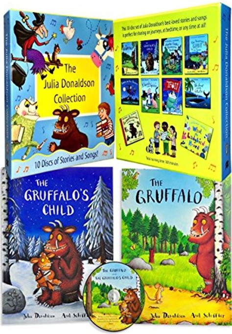 Julia Donaldson Collection Children T Set Book 10 Audio Cd