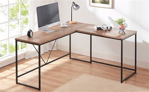 ( 4.1 ) out of 5 stars 822 ratings , based on 822 reviews current price $23.71 $ 23. Amazon.com: HSH L Shaped Computer Desk, Metal and Wood ...