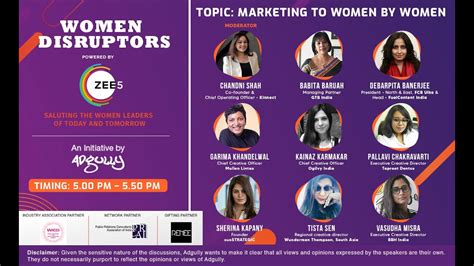 women disruptors 2021 panel 6 marketing to women by women youtube