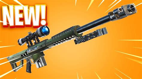 The New Heavy Sniper Rifle In Fortnite Youtube