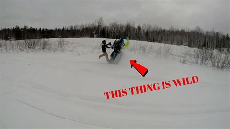 Snowmobile Ditch Banging Part 3 2019 Backcountry Summit Mxz