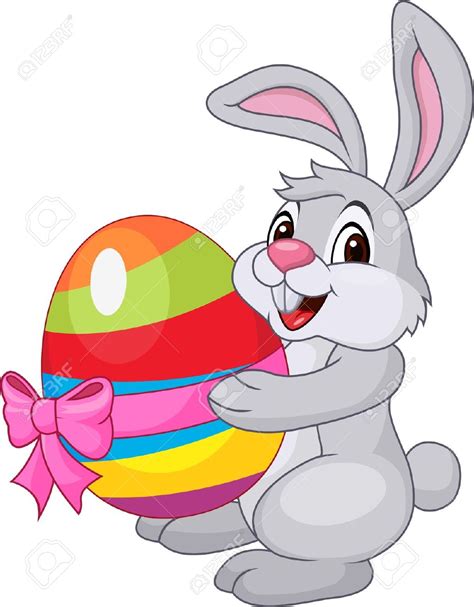 clipart easter bunny exercising image - Clipground