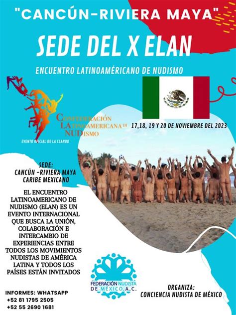 Naturismo Perú ANNLI Naturismo Nudismo nacional e internacional FEDERACIÓN NUDISTA DE MÉXICO
