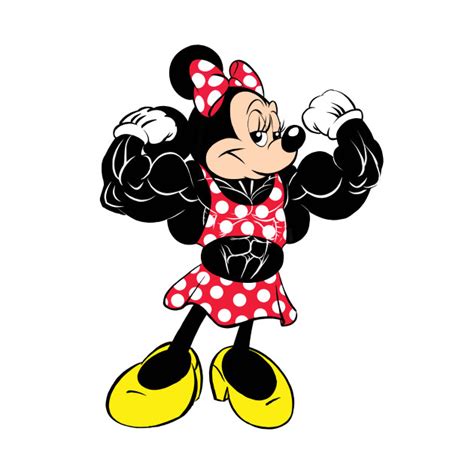 Muscle Minnie Minnie Mouse T Shirt Teepublic