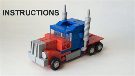 Instructions Lego Transformers Optimus Prime Youtube