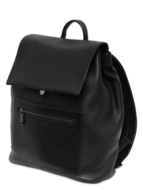 Bally Leather Backpack In Black Lyst