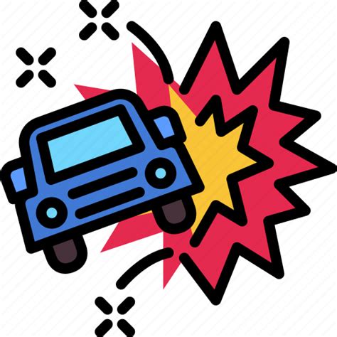 Car Accident Crash Insurance Transportation Icon Download On